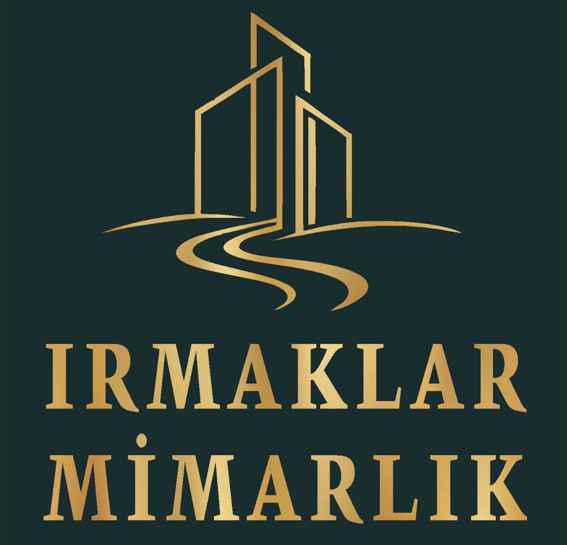 The image displays a logo for "IRMaklar Mimarlik" with a simple, modern design. The logo features a stylized building or s...