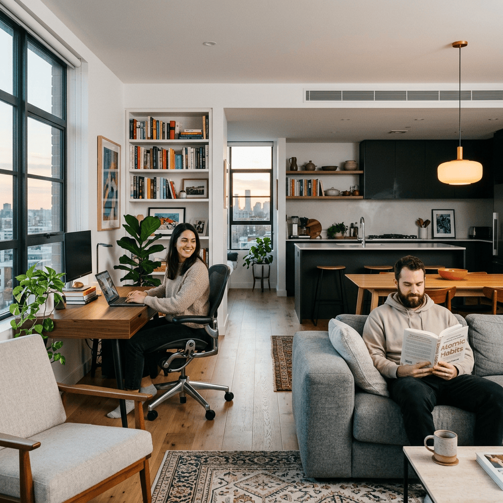 Modern interior tailored to lifestyle needs